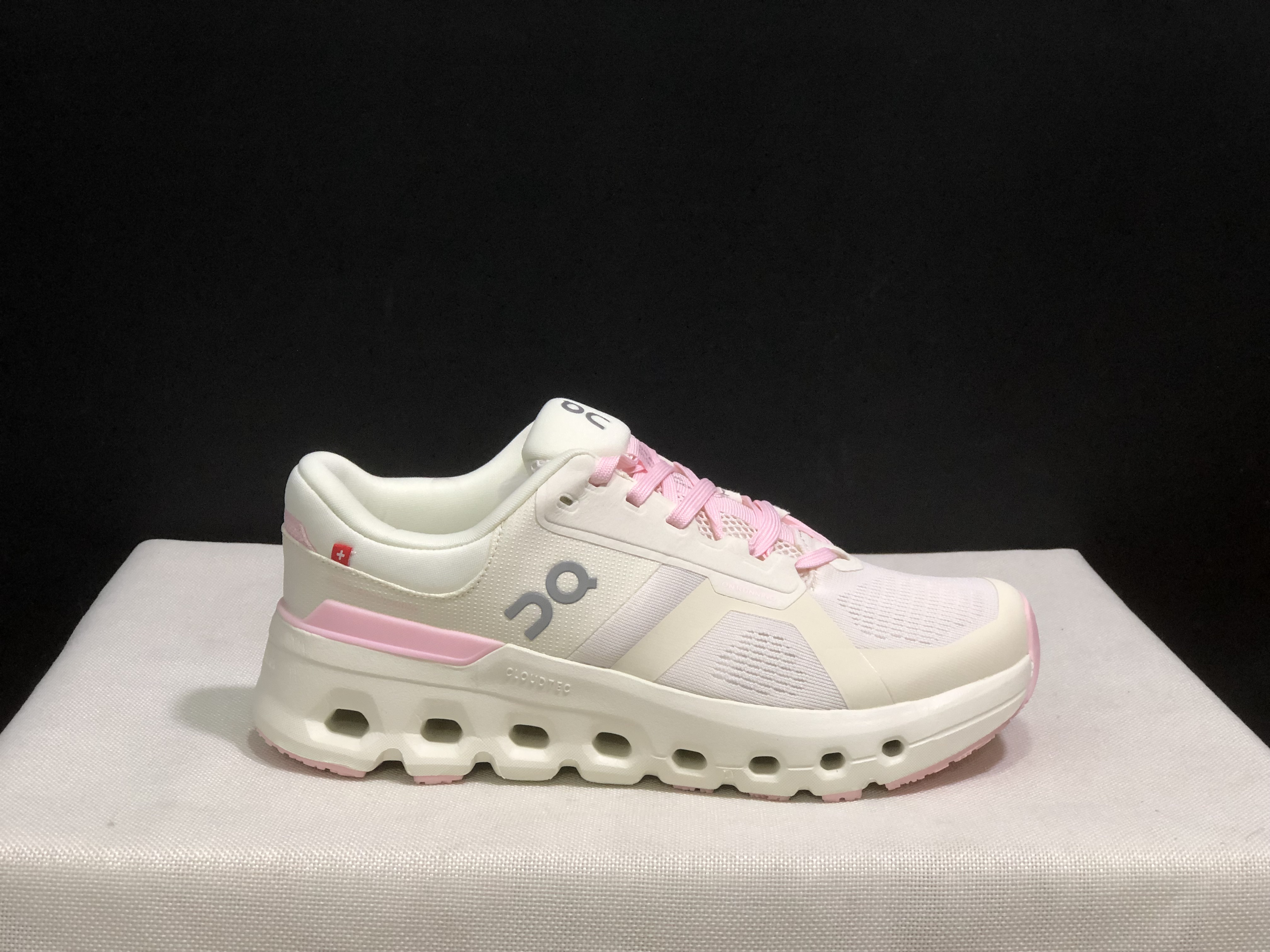 On Running Cloudrunner 2 Mesh Breathable Running Shoes Pink/Beige