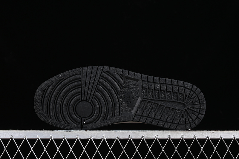 Nike Air Jordan 1 Low OG SP Travis Scott Fragment Design LV Black White Grey Gold Sneakers