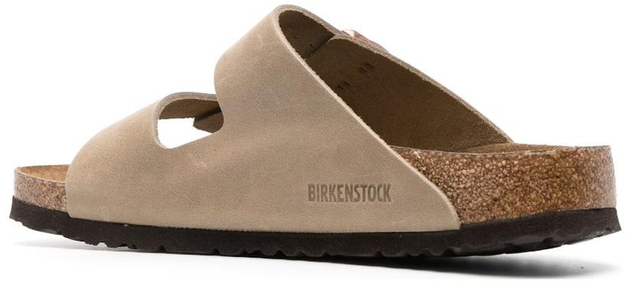 Birkenstock Arizona 552813 Brown Leather Fashion Slippers