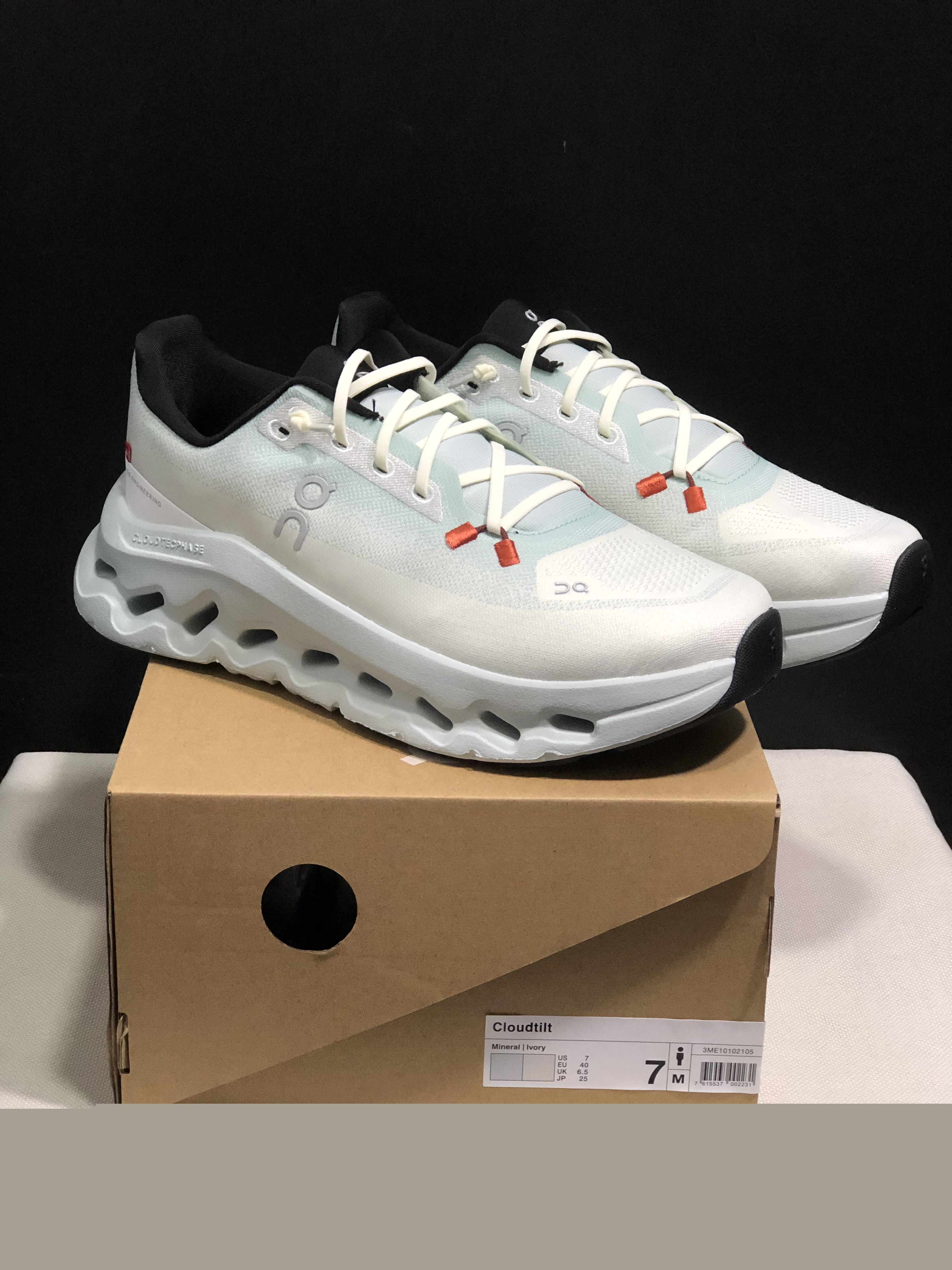 On Running Cloudtilt Durable Casual Life Shoes Light Cyan/Ivory