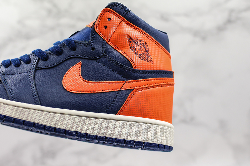 Nike Air Jordan 1 Retro High Royal Blue Orange Sneakers