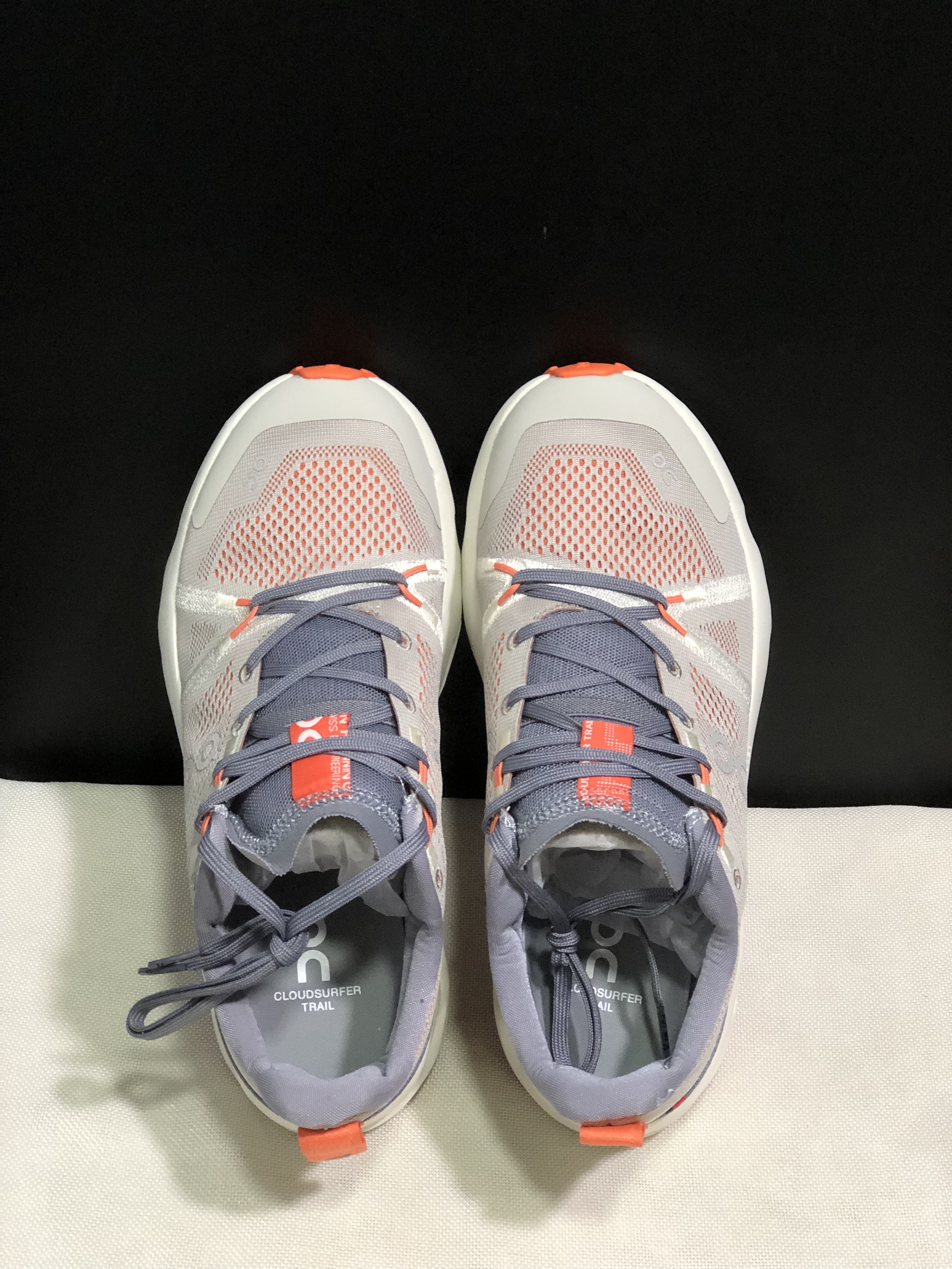 On Running Cloudsurfer Trail Waterproof Comfortable And Breathable Running Shoes Fossil/Ivory