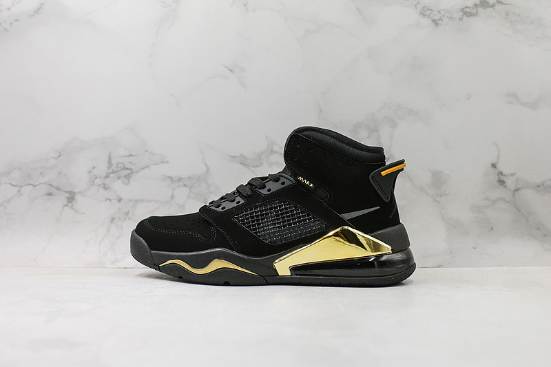 Nike Air Jordan Mars 270 Black Gold Sneakers
