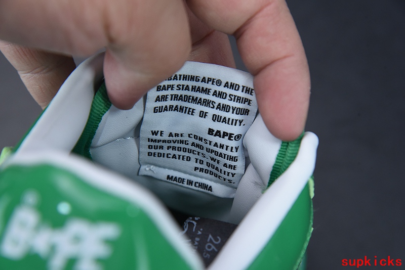 A Bathing Ape Bape Sta Low Green