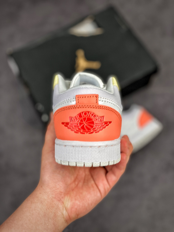 Nike Air Jordan 1 Low To My First Coach White Multicolour Sneakers