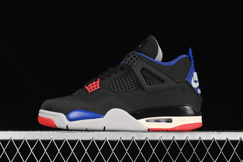 Nike Air Jordan 4 Retro Fire Red Royal Blue Lase Black Sneakers