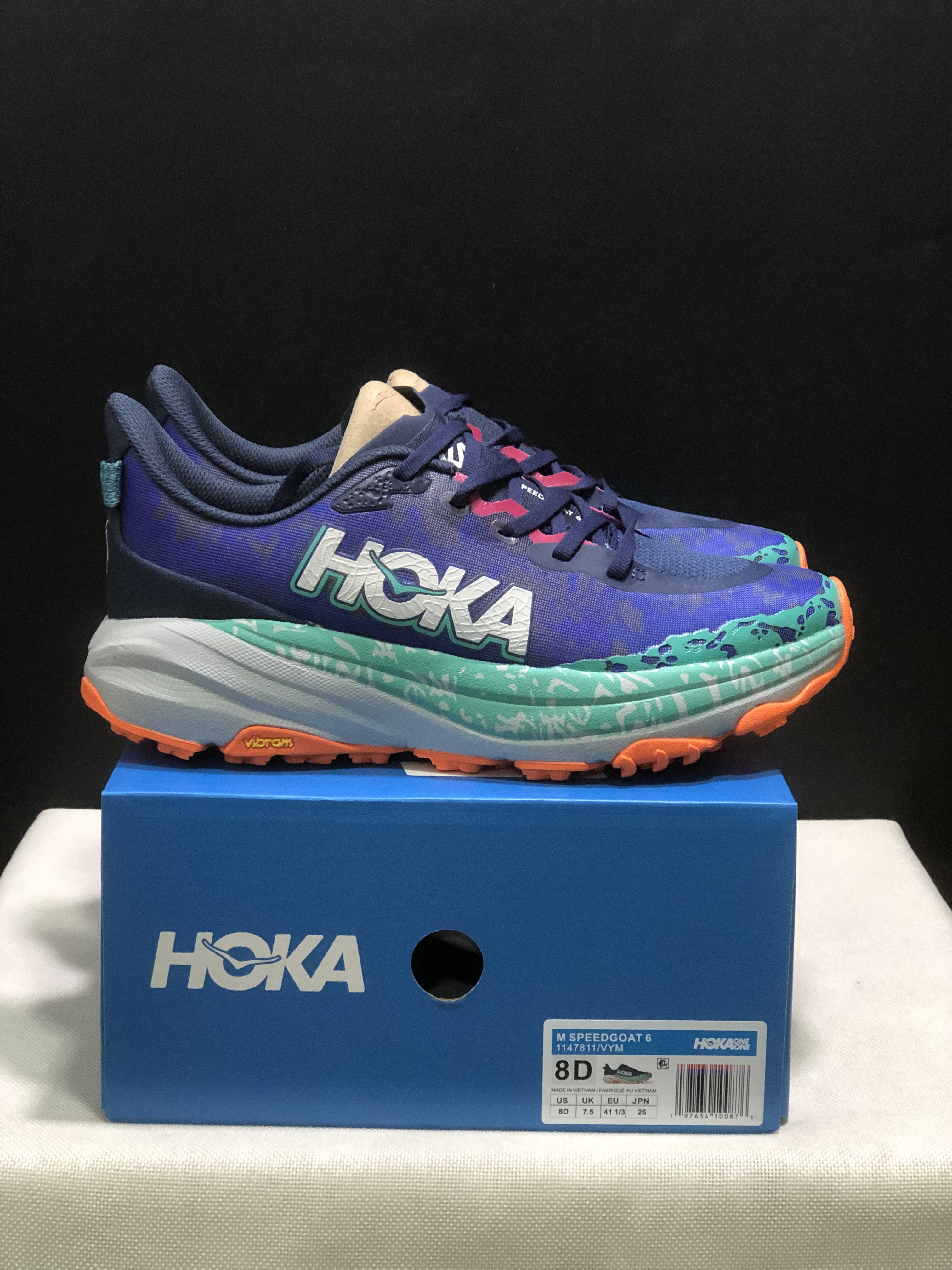 Hoka One One Speedgoat 6 Trail Running Shoes Sneakers Purple