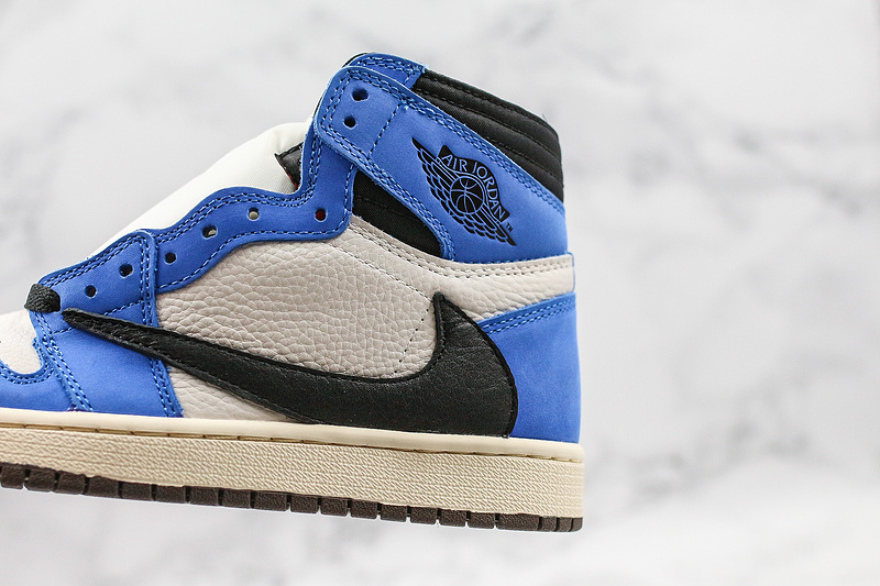 Nike Air Jordan 1 Retro OG x Travis Scott High White Blue Sneakers