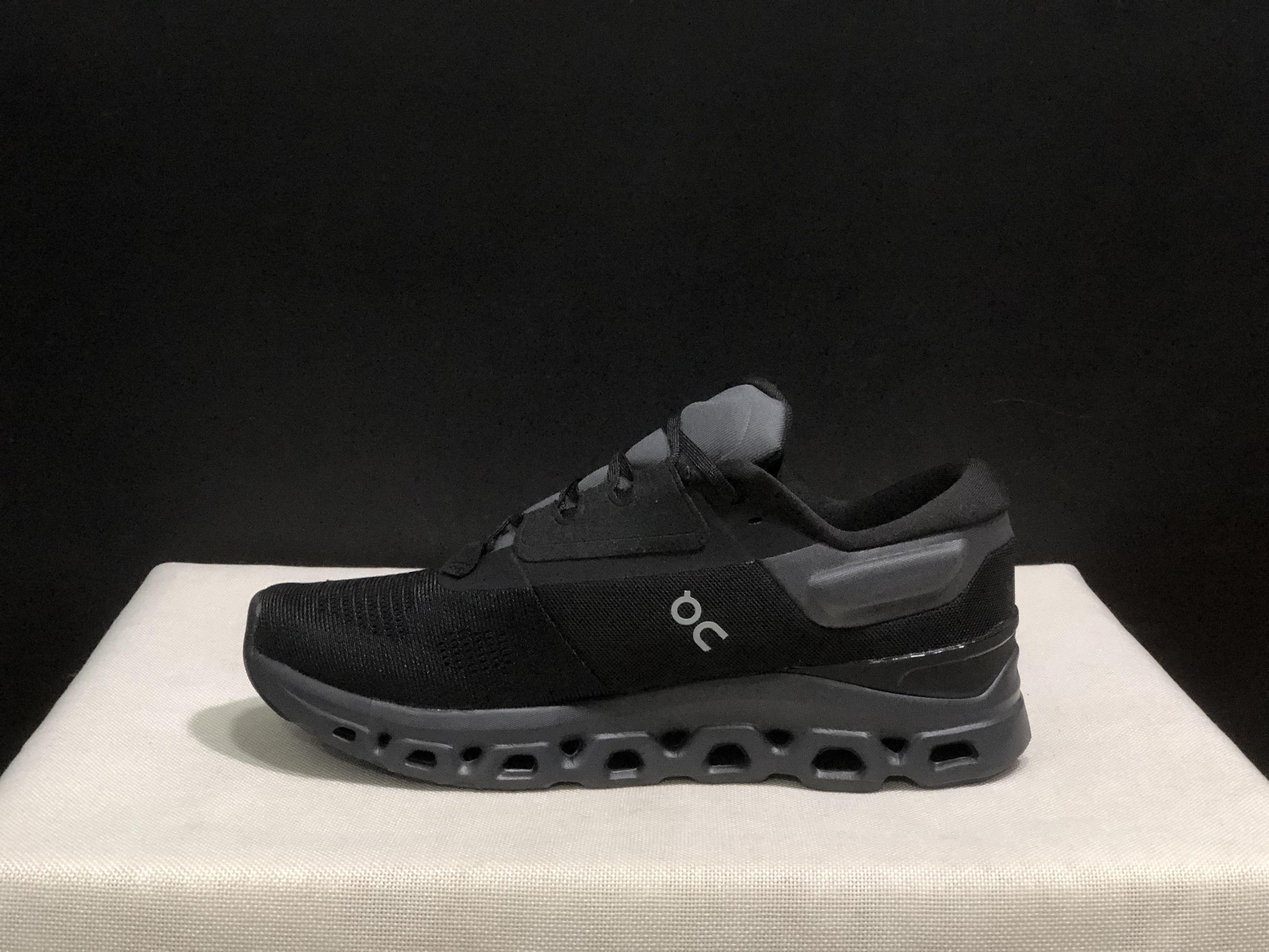 On Running Cloudstratus 3 Anti-Slip Running Shoes Black