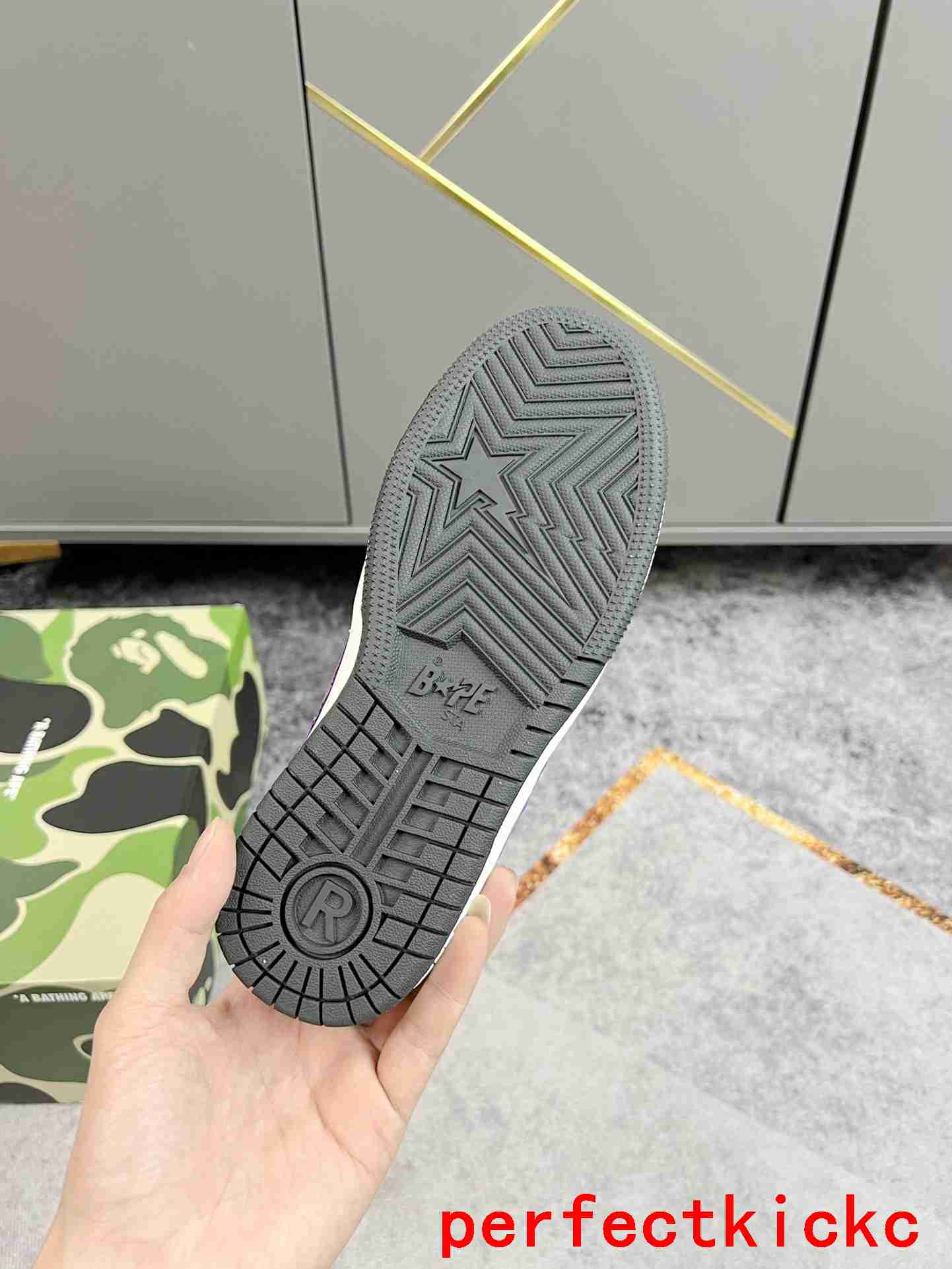 A Bathing Ape Bape Sta Low Army Green Purple