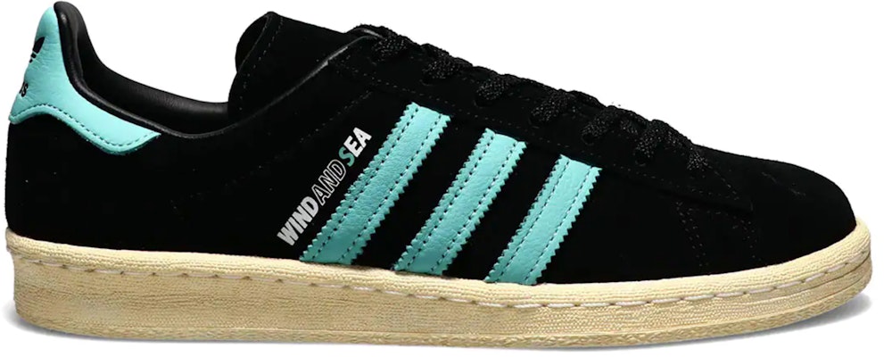 Atmos Wind And Sea Adidas Campus 80s Black GX3952 Shoes