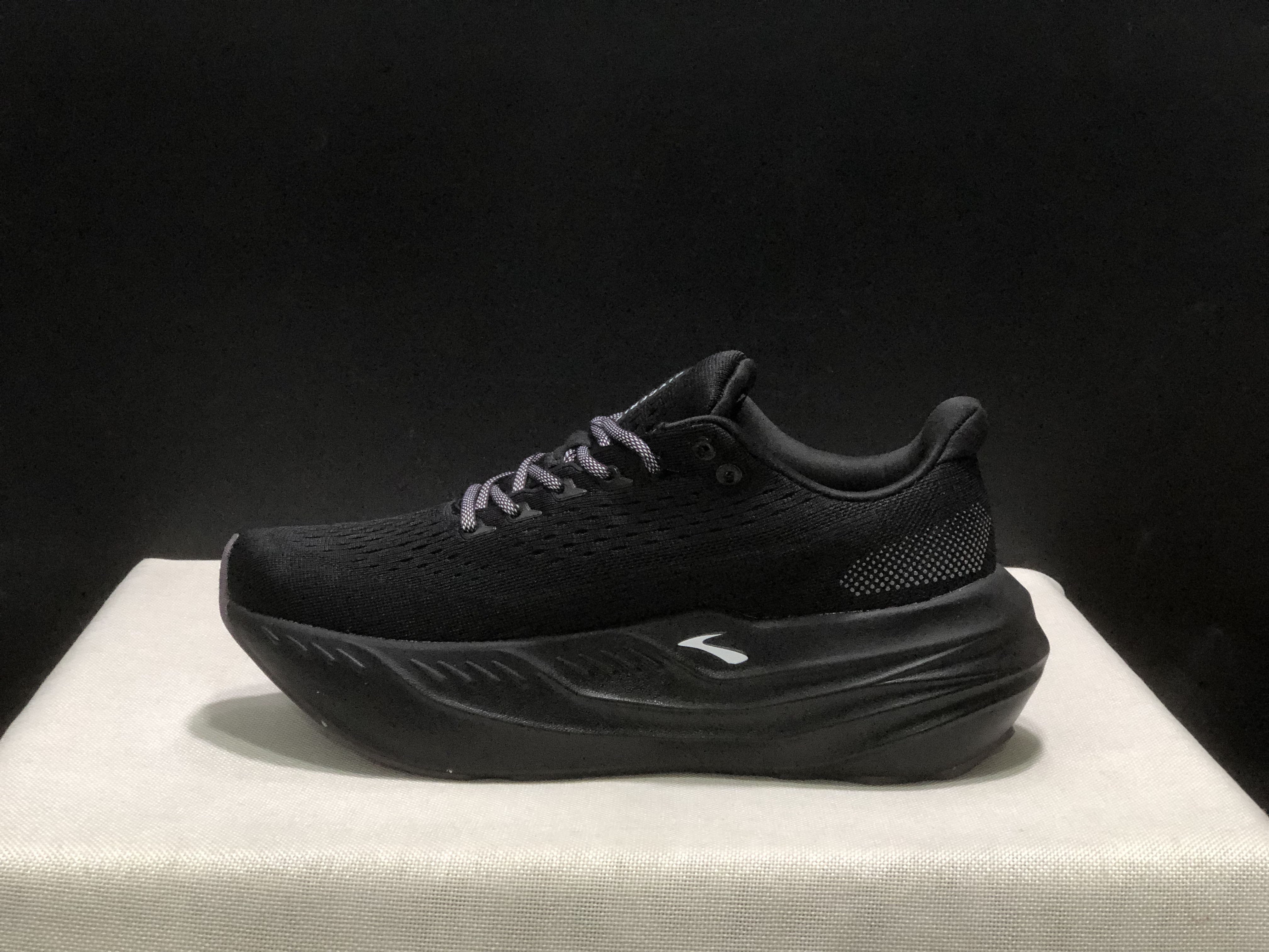 Brooks Glycerin Max Comfortable Low-top Running Shoes Black/Purple