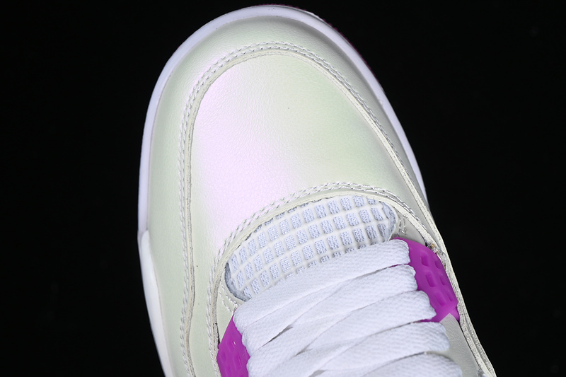 Nike Air Jordan 4 Retro Hyper Violet White Sneakers