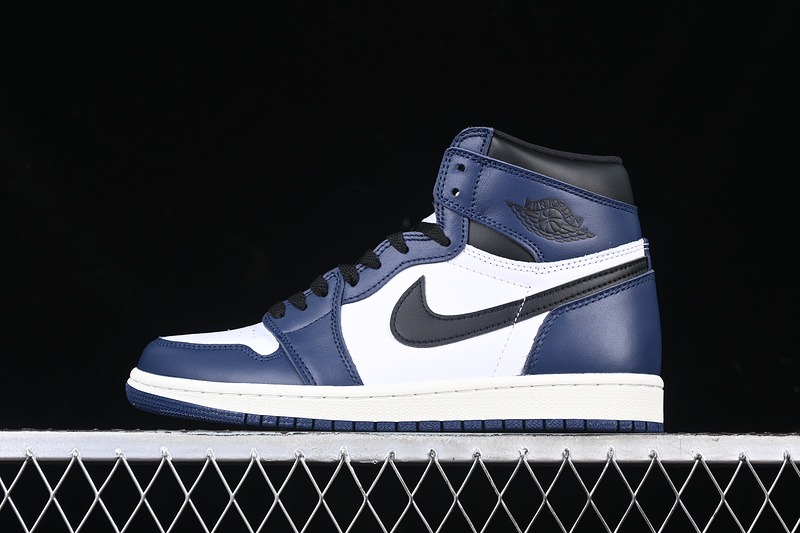 Nike Air Jordan 1 High OG Midnight Navy Black White Sneakers