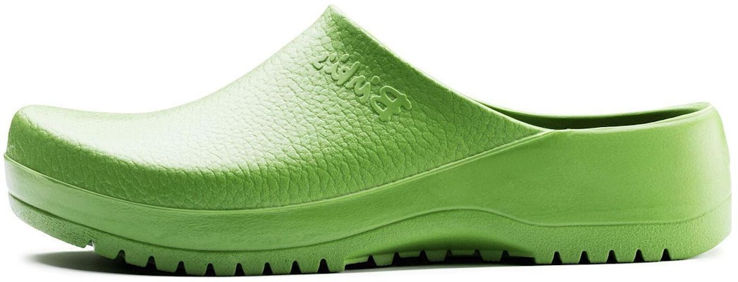 Birkenstock Super Birki Polyurethane Apple Green 0068081 Covered Toe Slippers