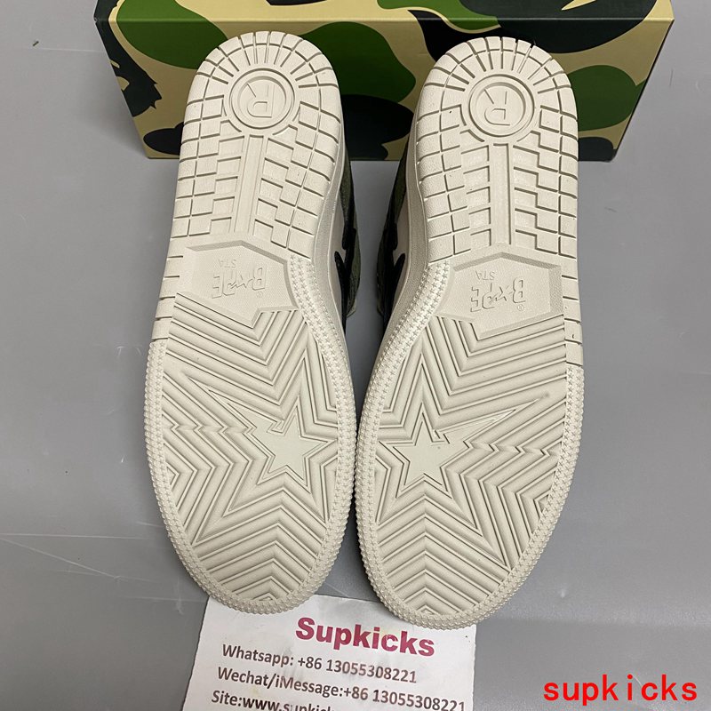 A Bathing Ape Bape SK8 Sta Olive (2022)