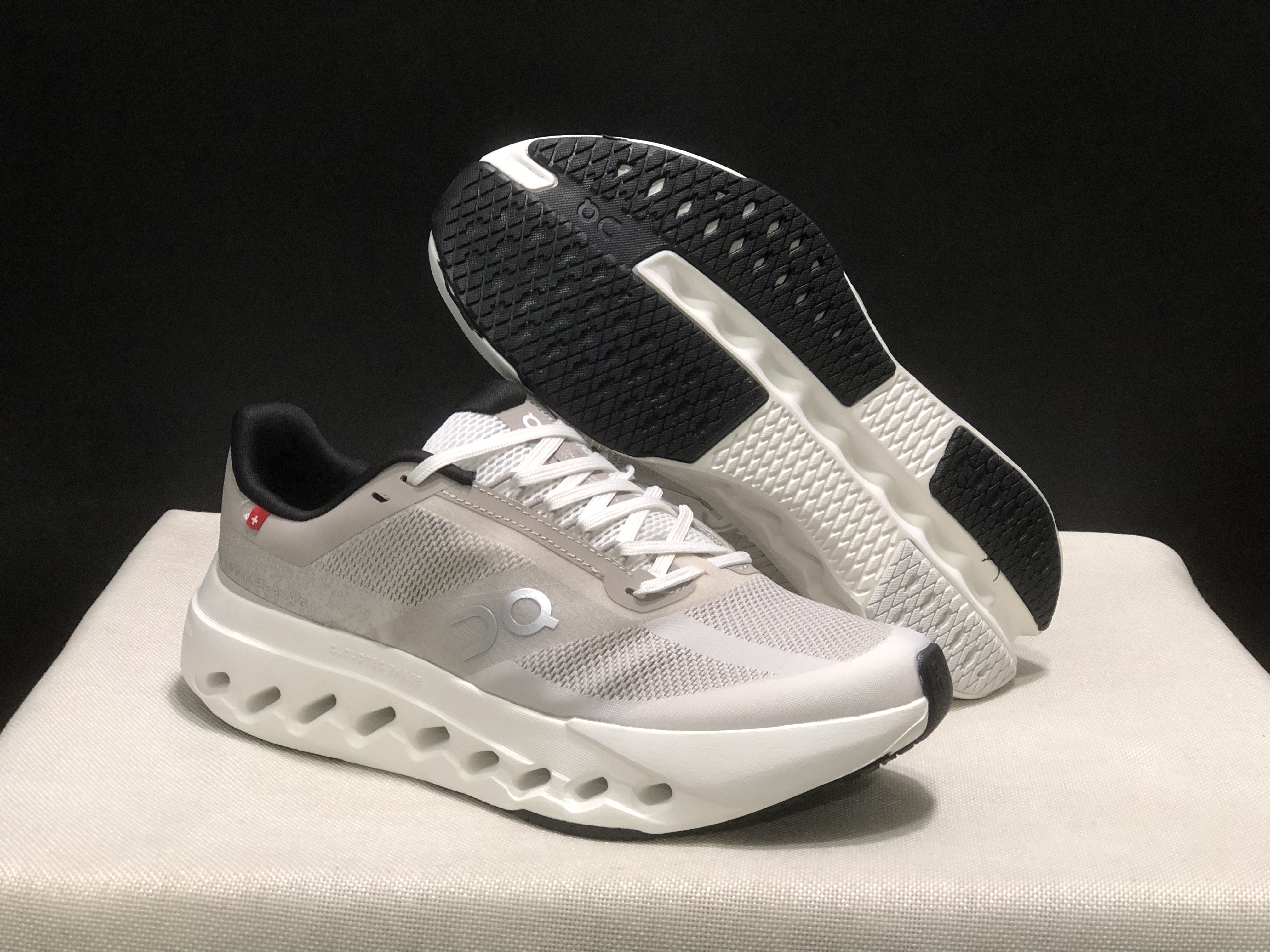 On Running Cloudsurfer Next Casual Running Shoes Apricot/White