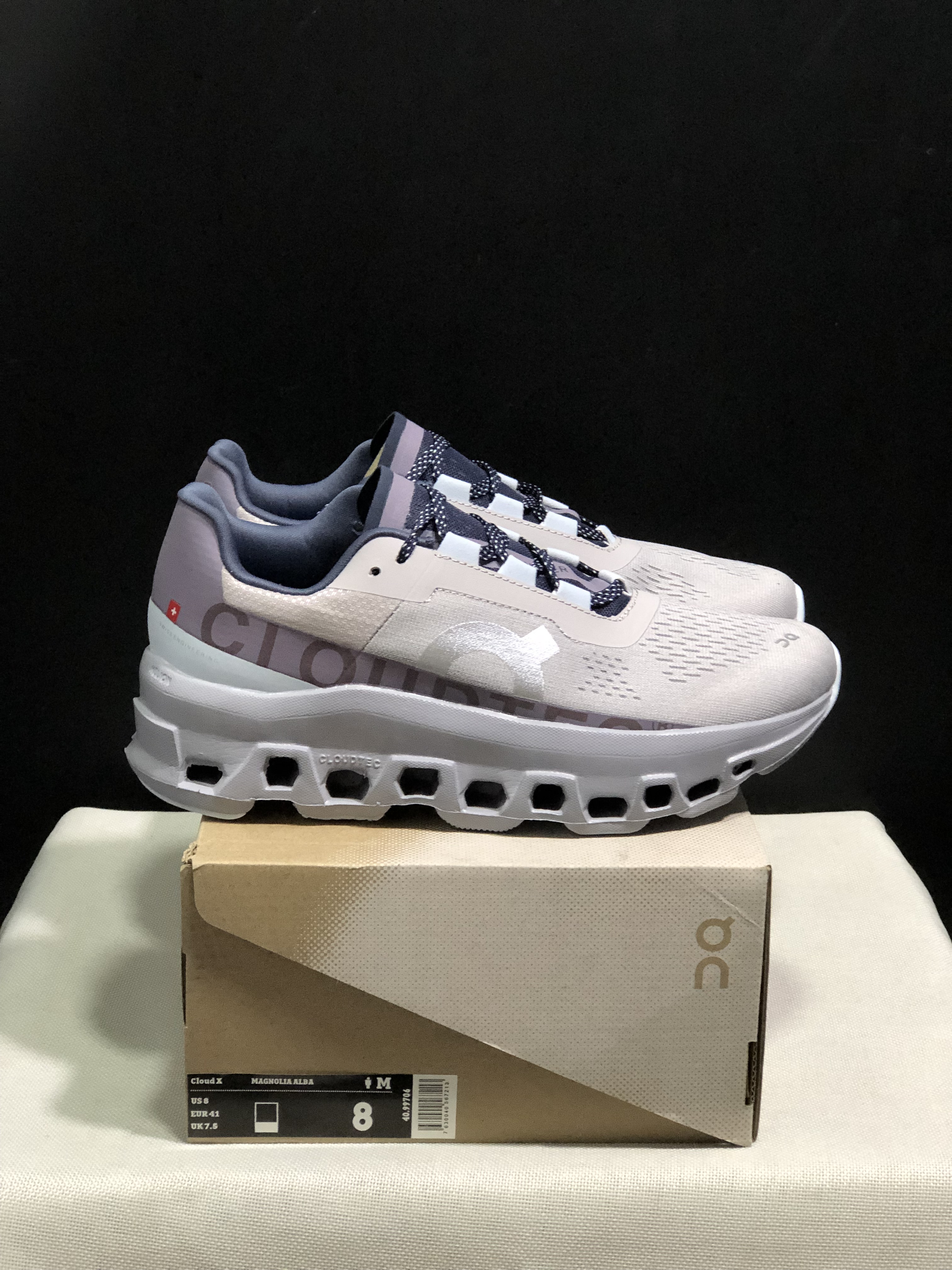 On Running Cloudmonster Grey Anti-Slip Running Shoes