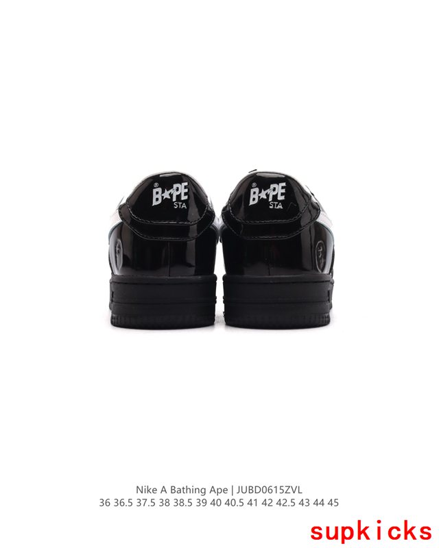 A Bathing Ape Bape Sta Sk8 Black White