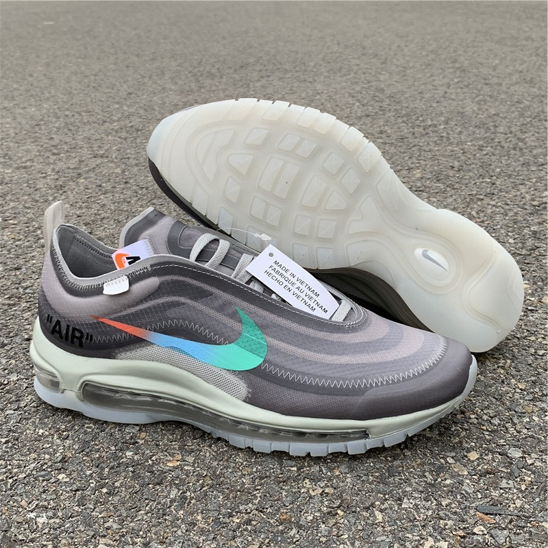 Nike Air Max 97 Off-White Menta 2018 Gray Sneakers