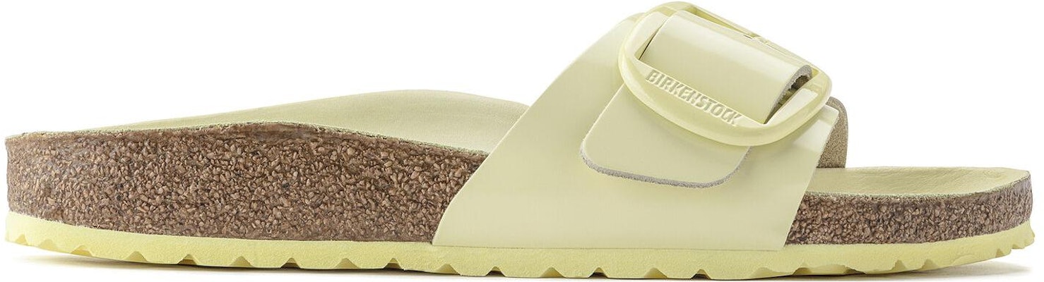 Birkenstock Madrid Big Buckle Cream Yellow 1022554 Fashion Slippers