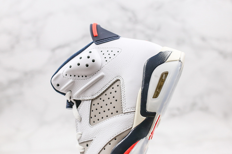 Nike Air Jordan 6 Retro Tinker 2018 White Gray Infrared Sneakers