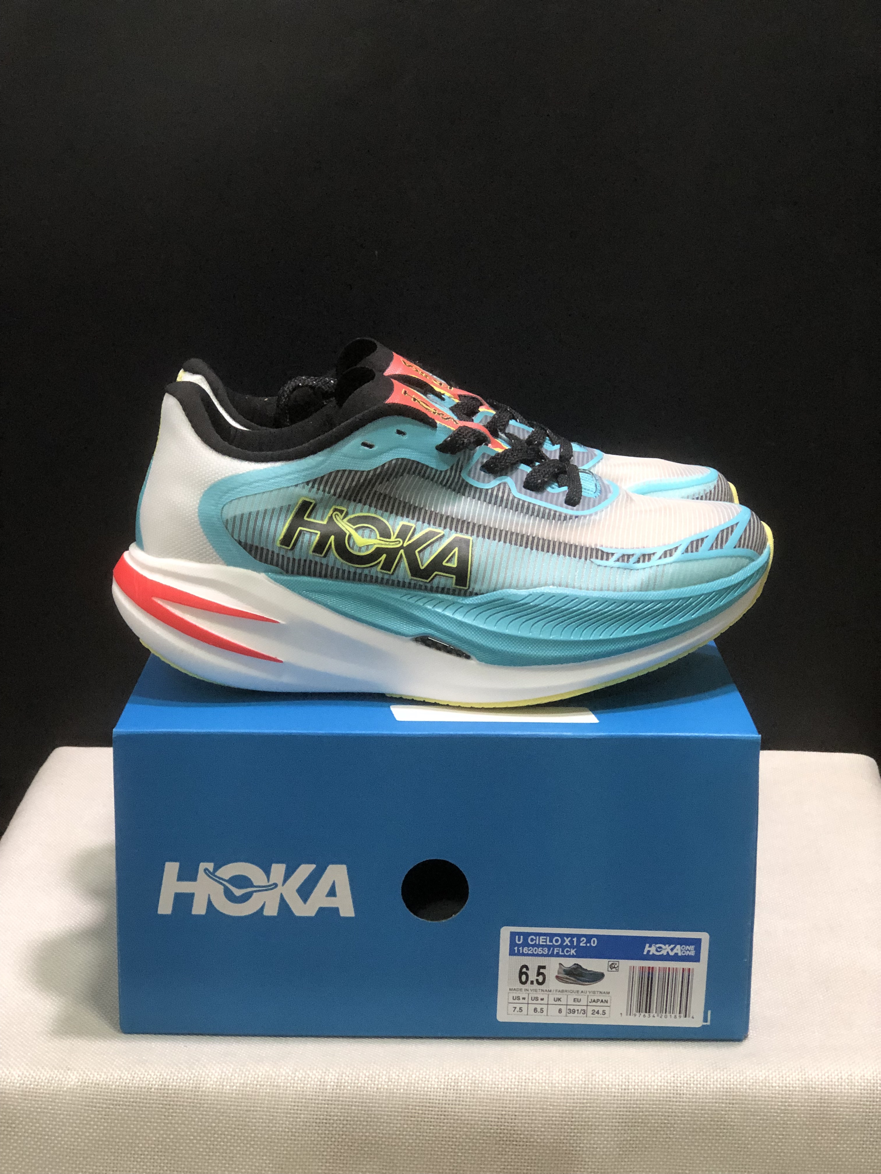 Hoka One One Cielo X1 2.0 Low-top Running Shoes Sneakers Teal