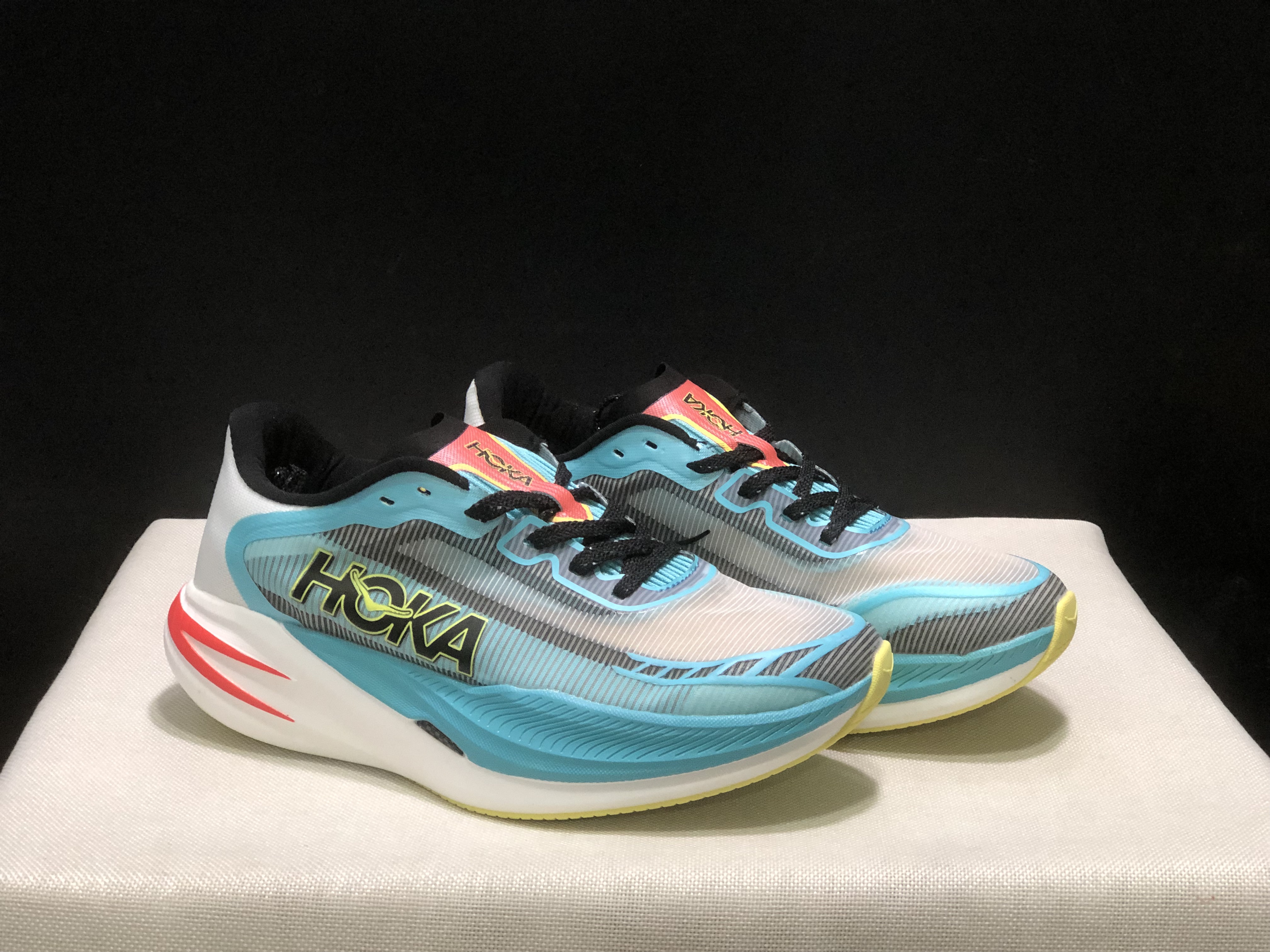 Hoka One One Cielo X1 2.0 Low-top Running Shoes Sneakers Teal