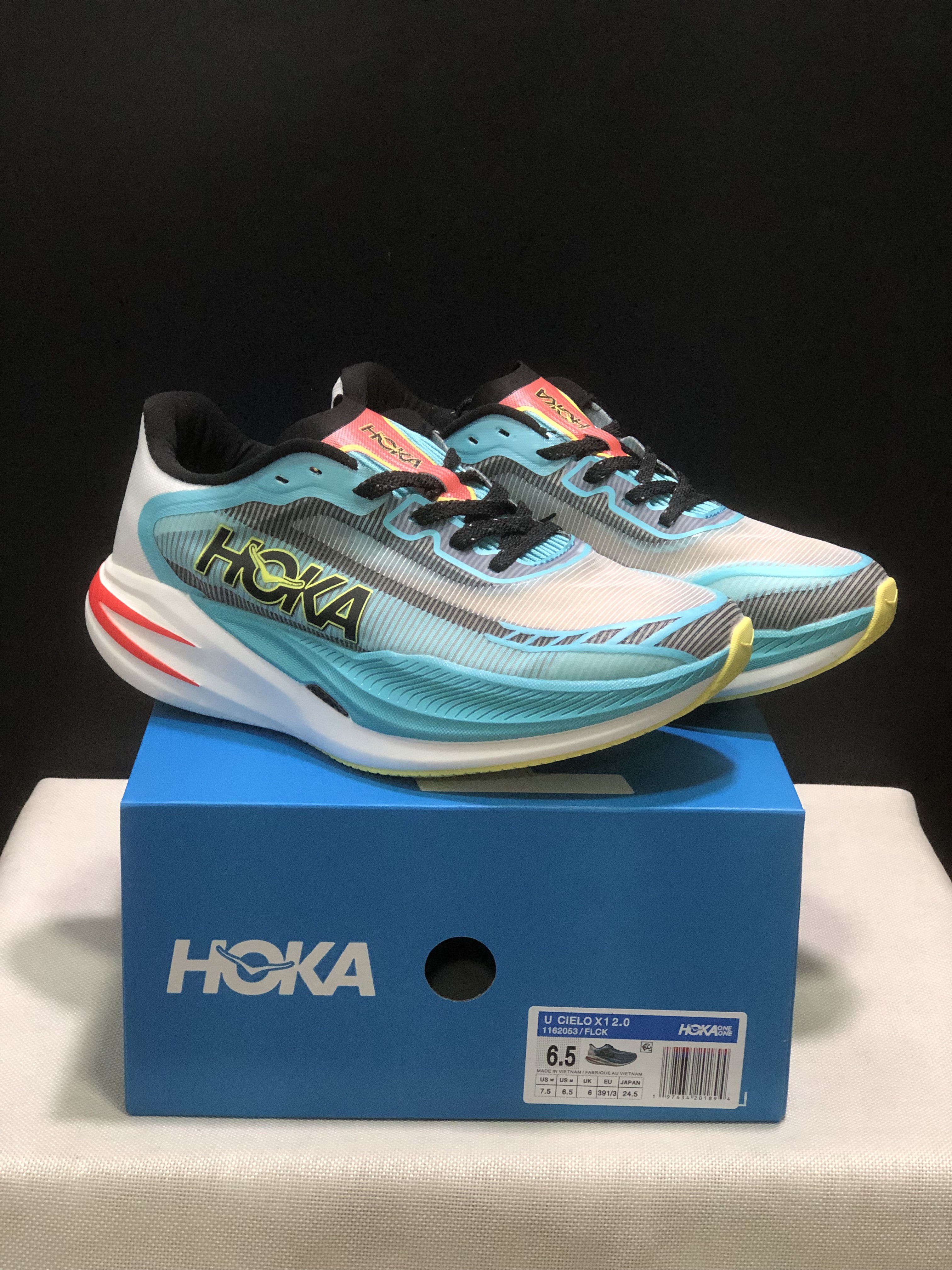 Hoka One One Cielo X1 2.0 Low-top Running Shoes Sneakers Teal