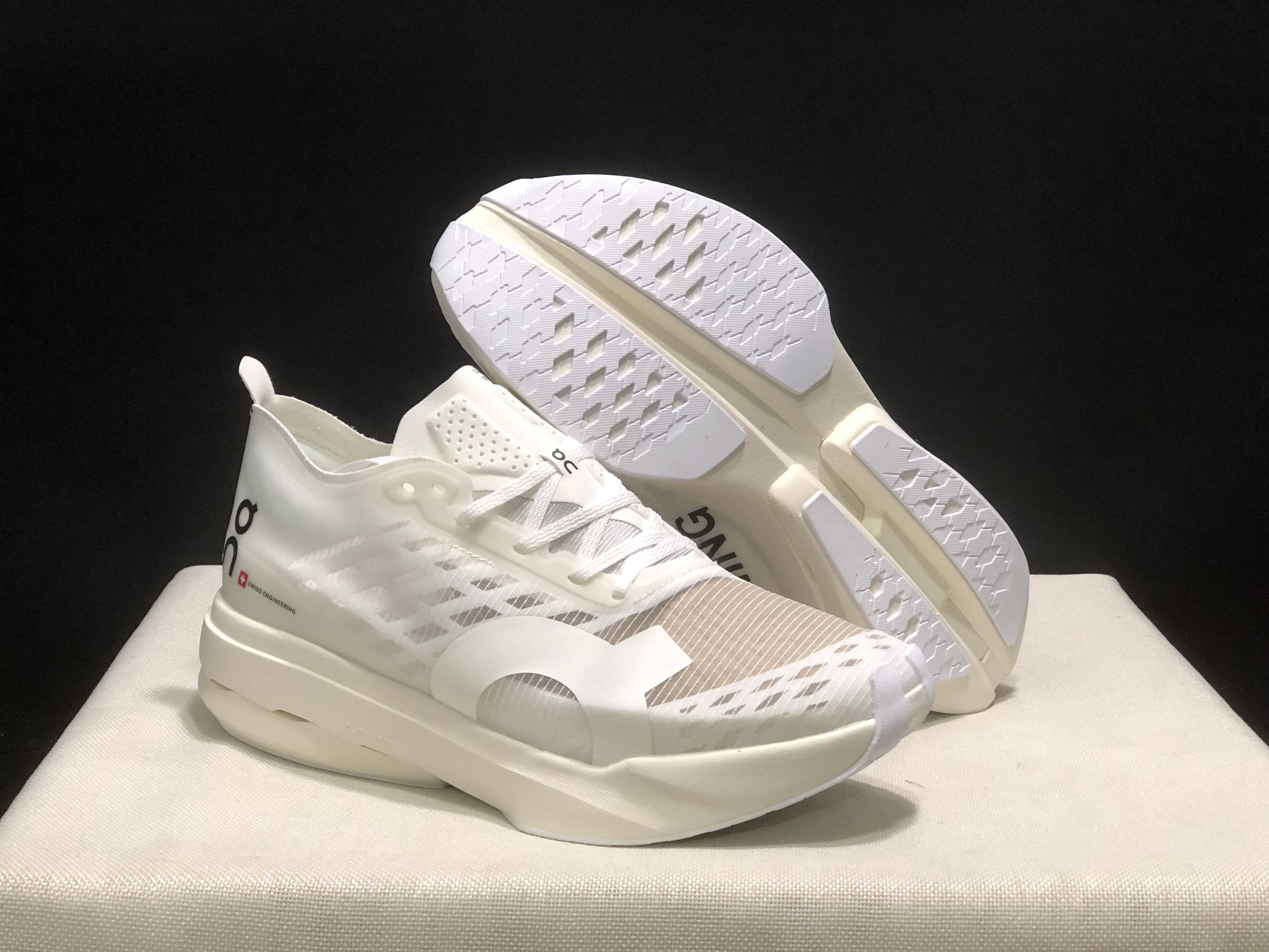 On Running Cloudboom Strike Professional Marathon Running Shoes White