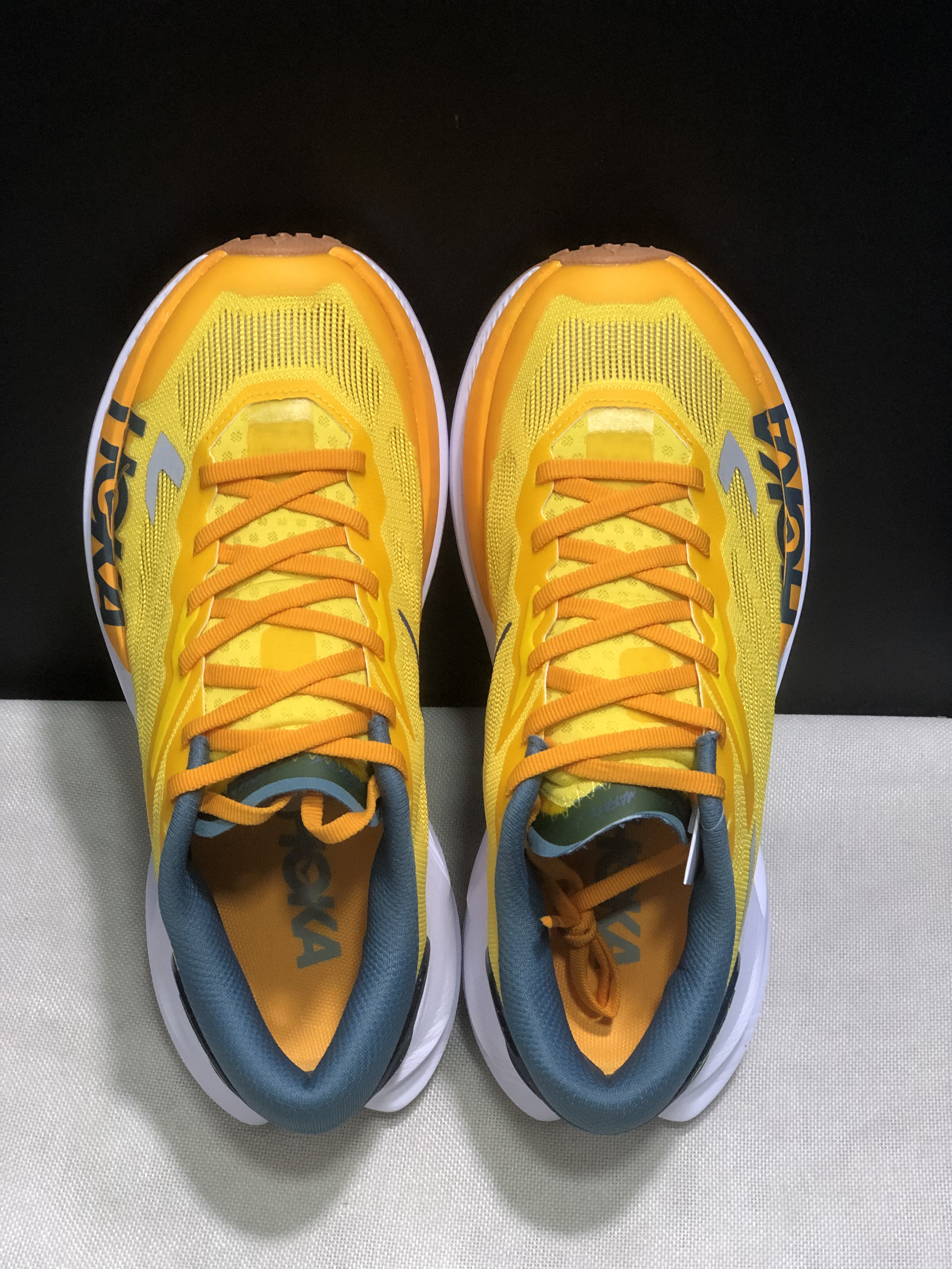 Hoka One One Mafate X Lightweight Fashion Running Shoes Sneakers Yellow