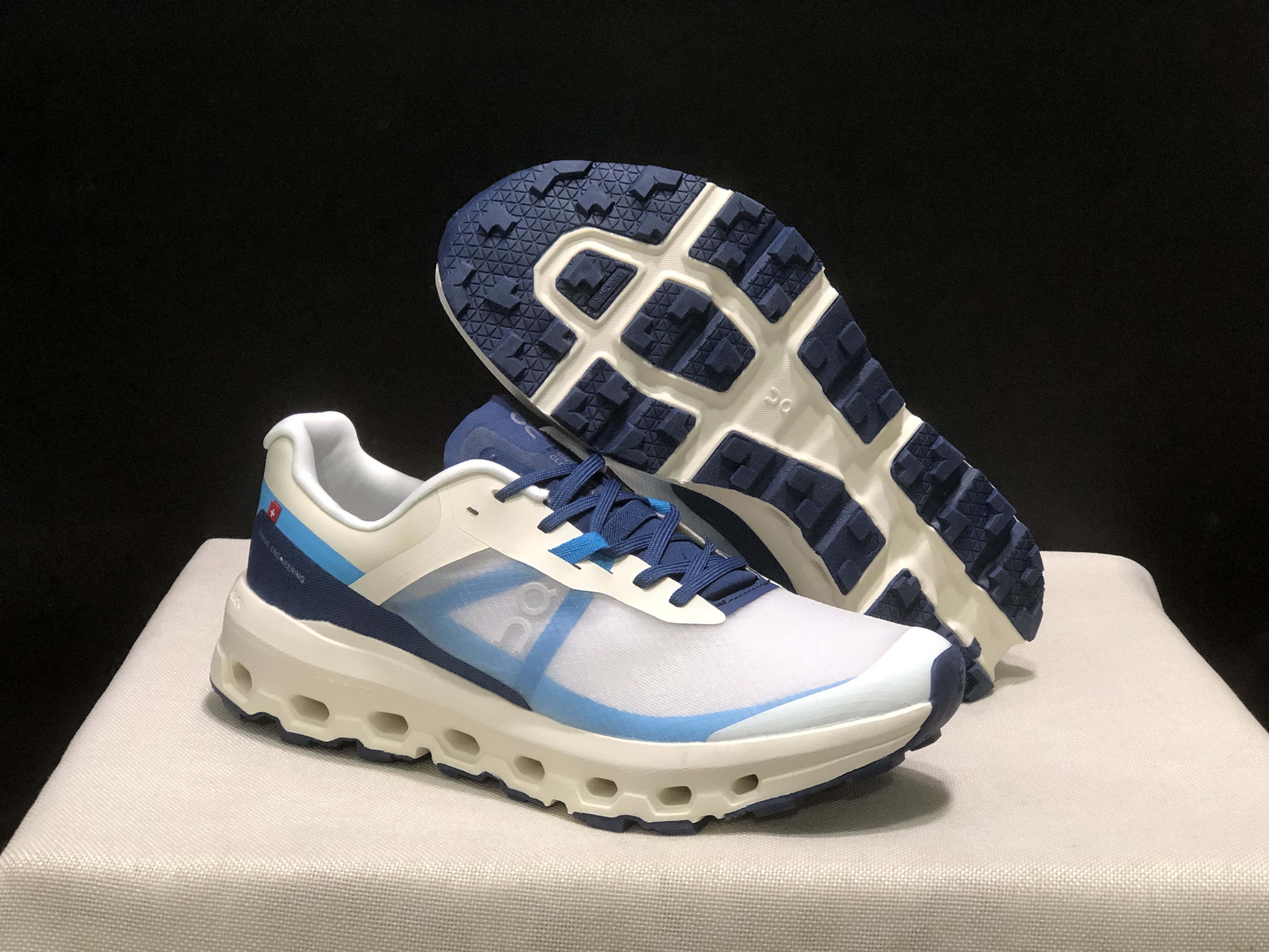 On Running Cloudvista 2 Waterproof Trail Running Shoes Cream/Blue