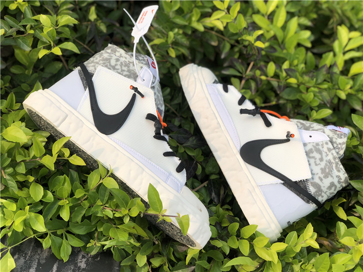 Nike Blazer Mid Readymade White Black Camo Sneakers