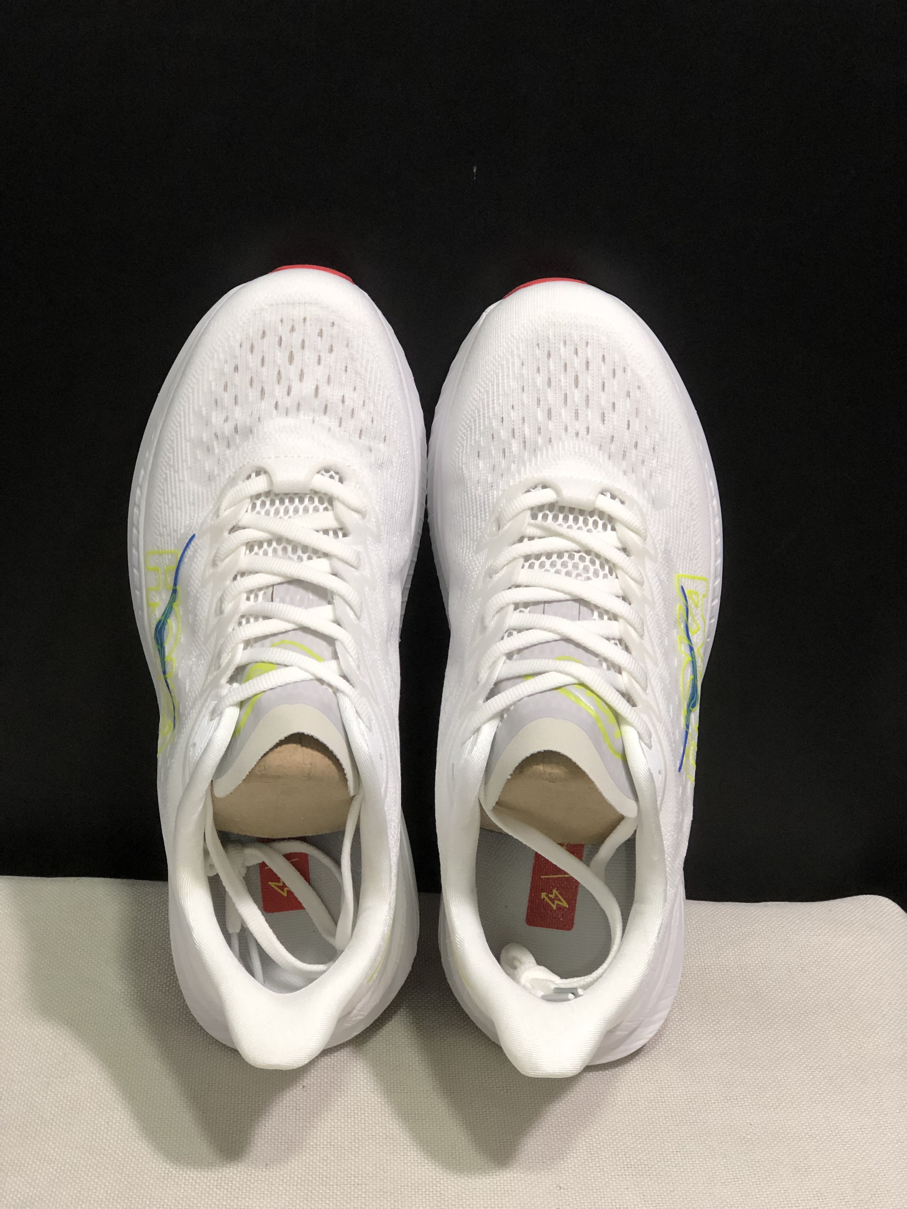 Hoka One One Mach 6 Wear-resistant Breathable Low-top Running Shoes Sneakers White