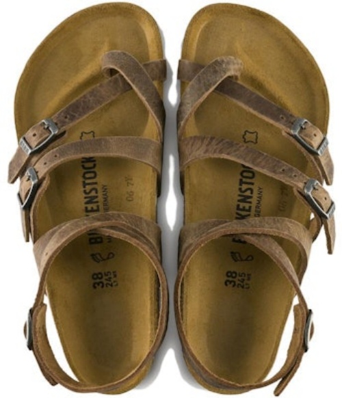 Birkenstock Seres Camberra Old Natural Leather 1008709 Narrow Fit Tabacco Sandals