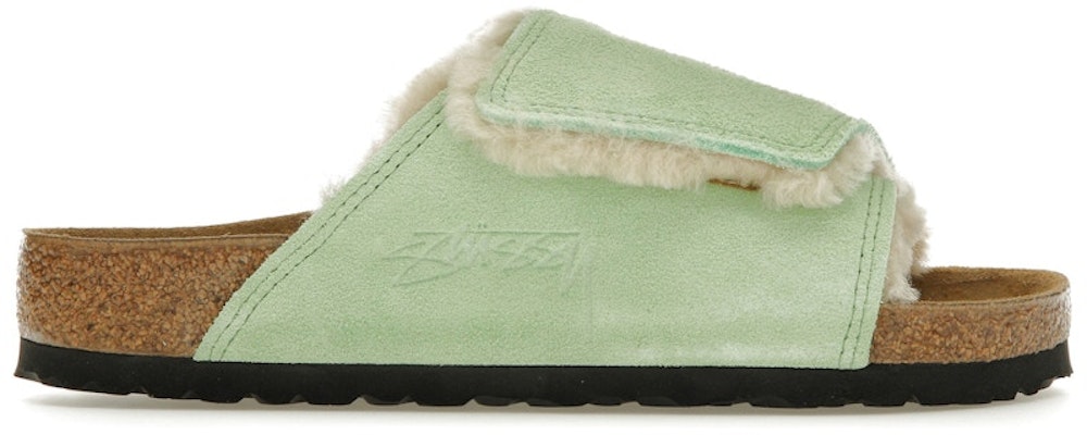 Stussy Birkenstock Solana Washed Green 1027695 Fashion Slippers