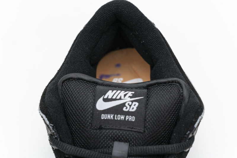 Nike SB Dunk Low Pro ISO Black White Sneakers