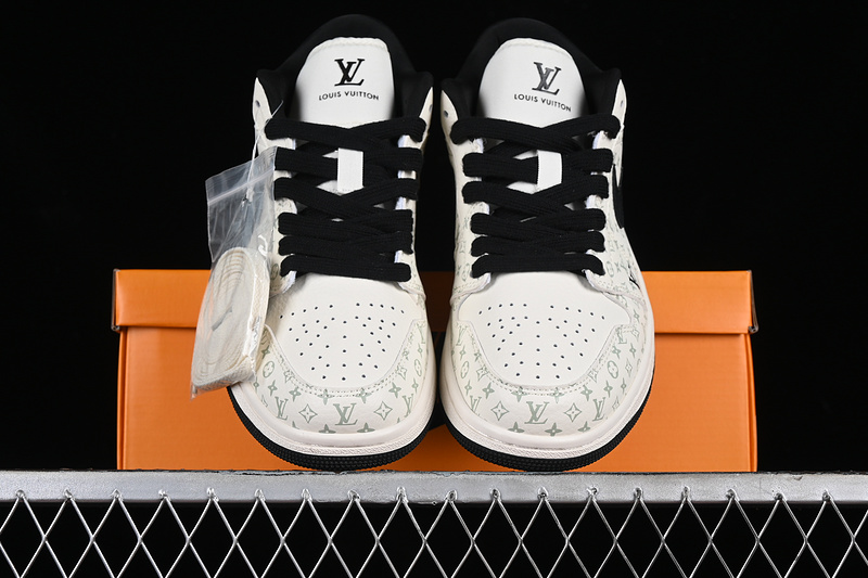 Nike Air Jordan 1 Low LV Black White Sneakers