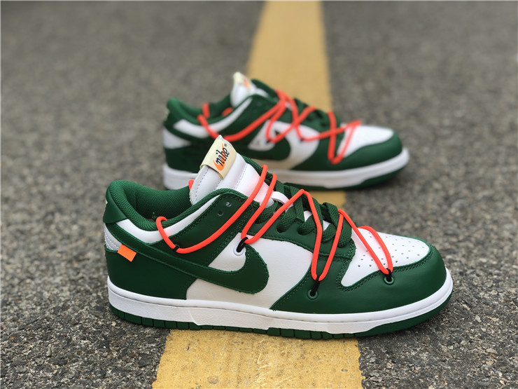 Nike Off White Dunk Low Pine Green Sneaker