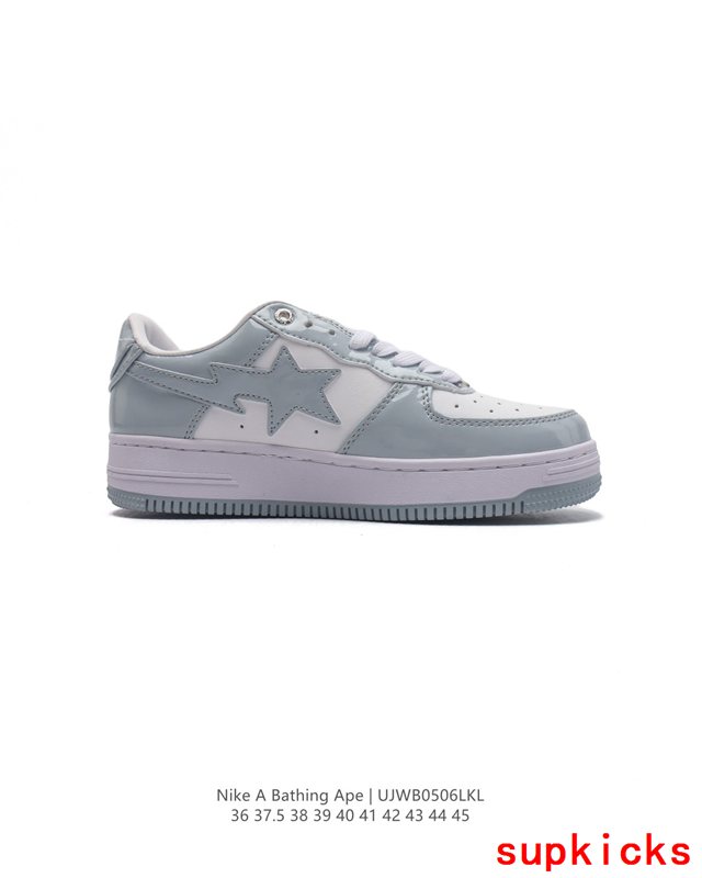 A Bathing Ape Bape Sta Sk8 Low Gray