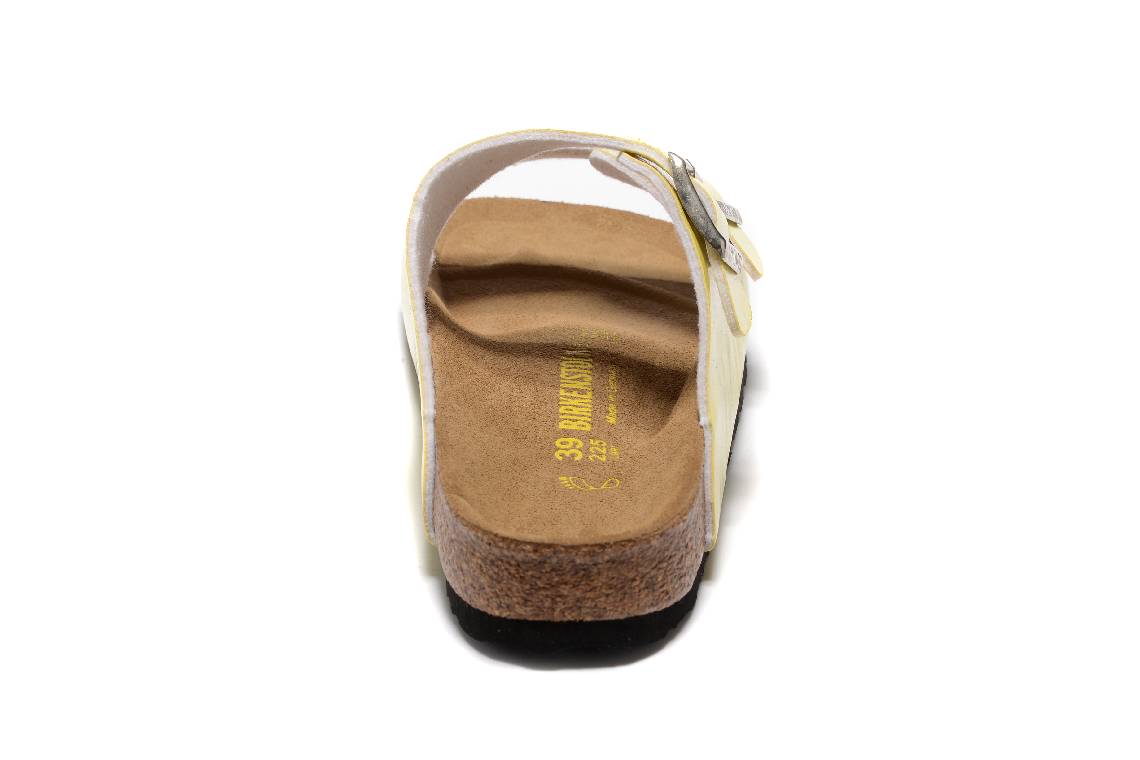 Birkenstock Arizona Yellow Two Buckle Bright Surface Leather Sandals