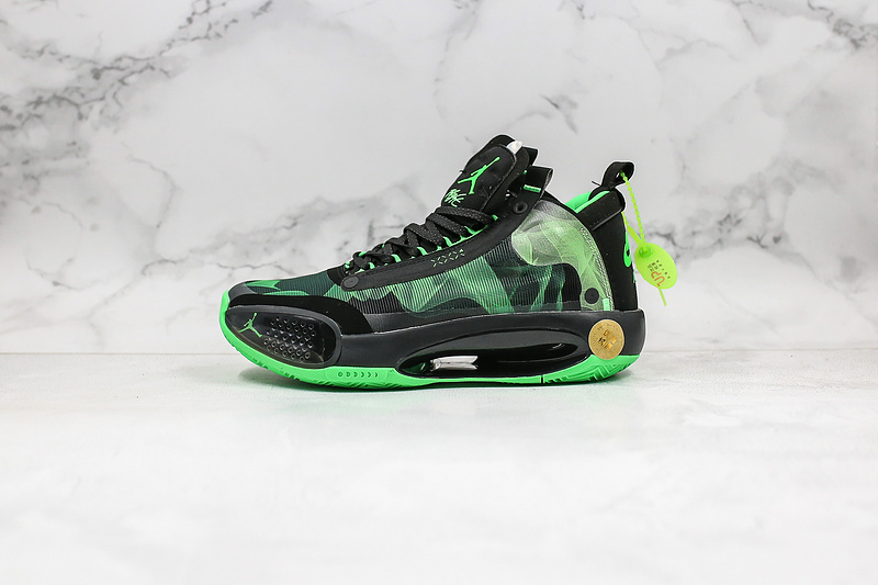 Nike Air Jordan 34 Paranorman Black Ghost Sneakers
