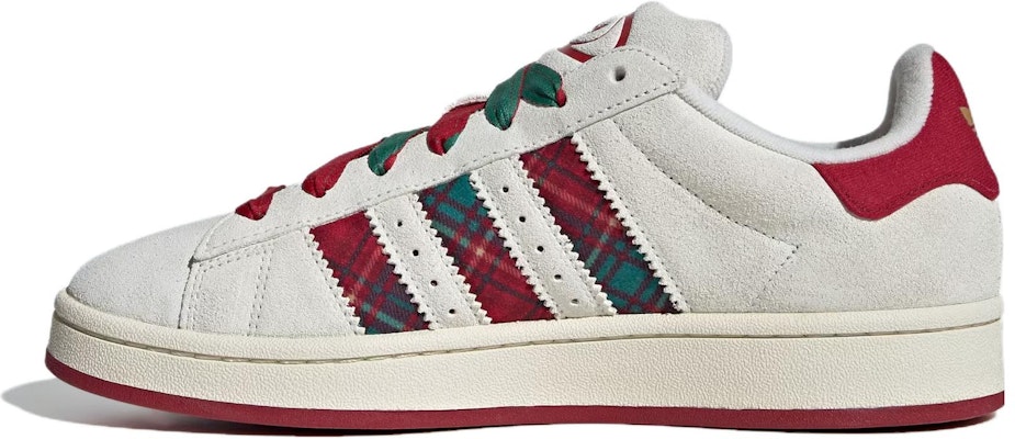 Adidas Campus White Red Green ID6140 Shoes
