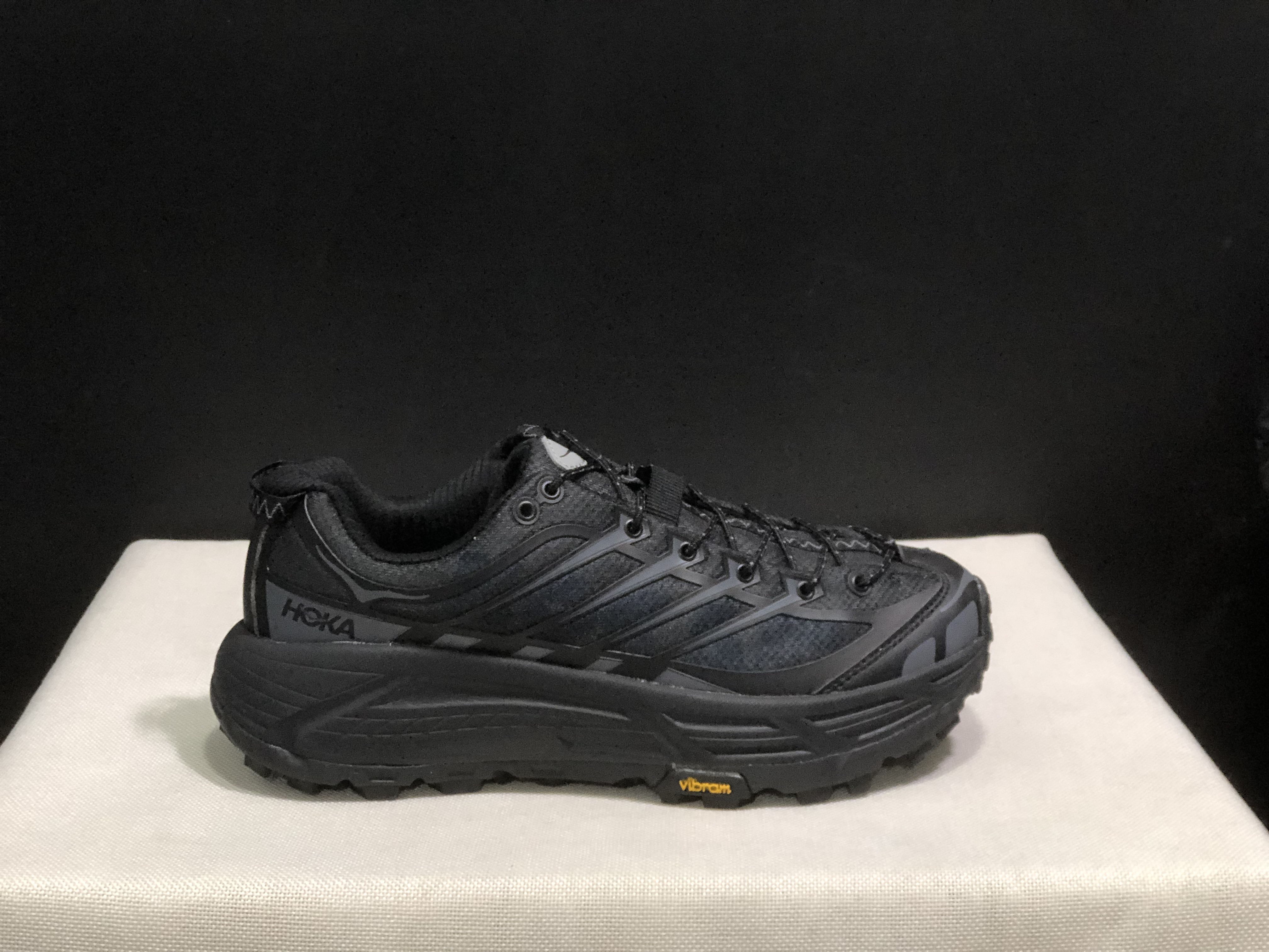 Hoka One One Mafate Three 2 Anti-slip Running Shoes Sneakers Black