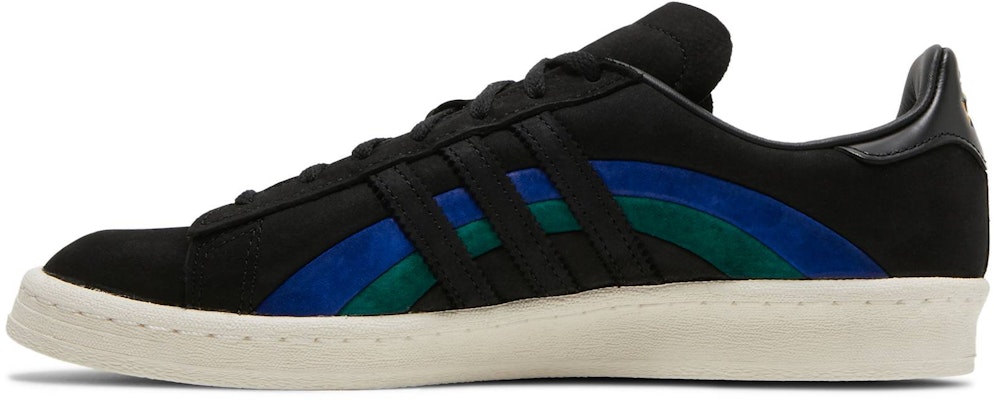 Book Works Adidas Campus 80s Black Blue Green GW3246 Shoes