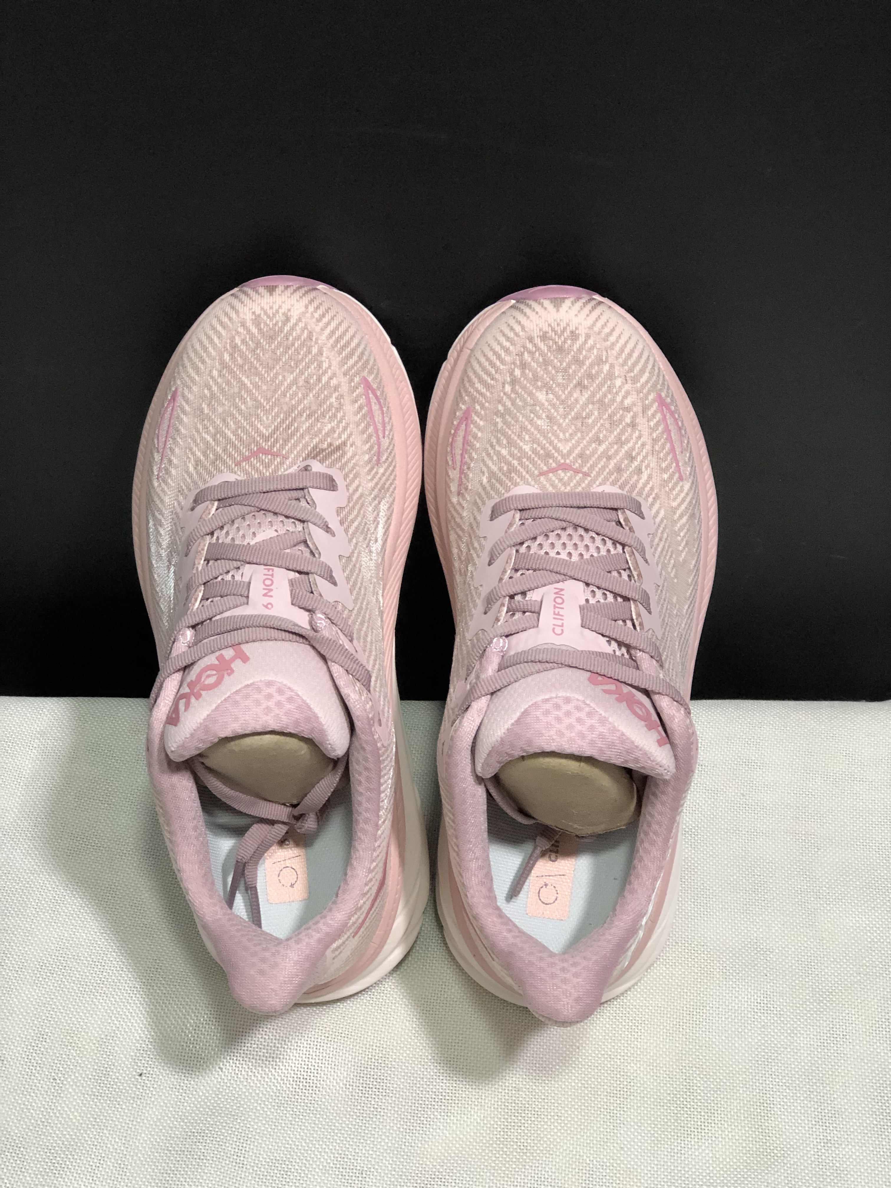 Hoka One One Clifton 9 Running Shoes Athletic Shoes Sneakers Light Pink