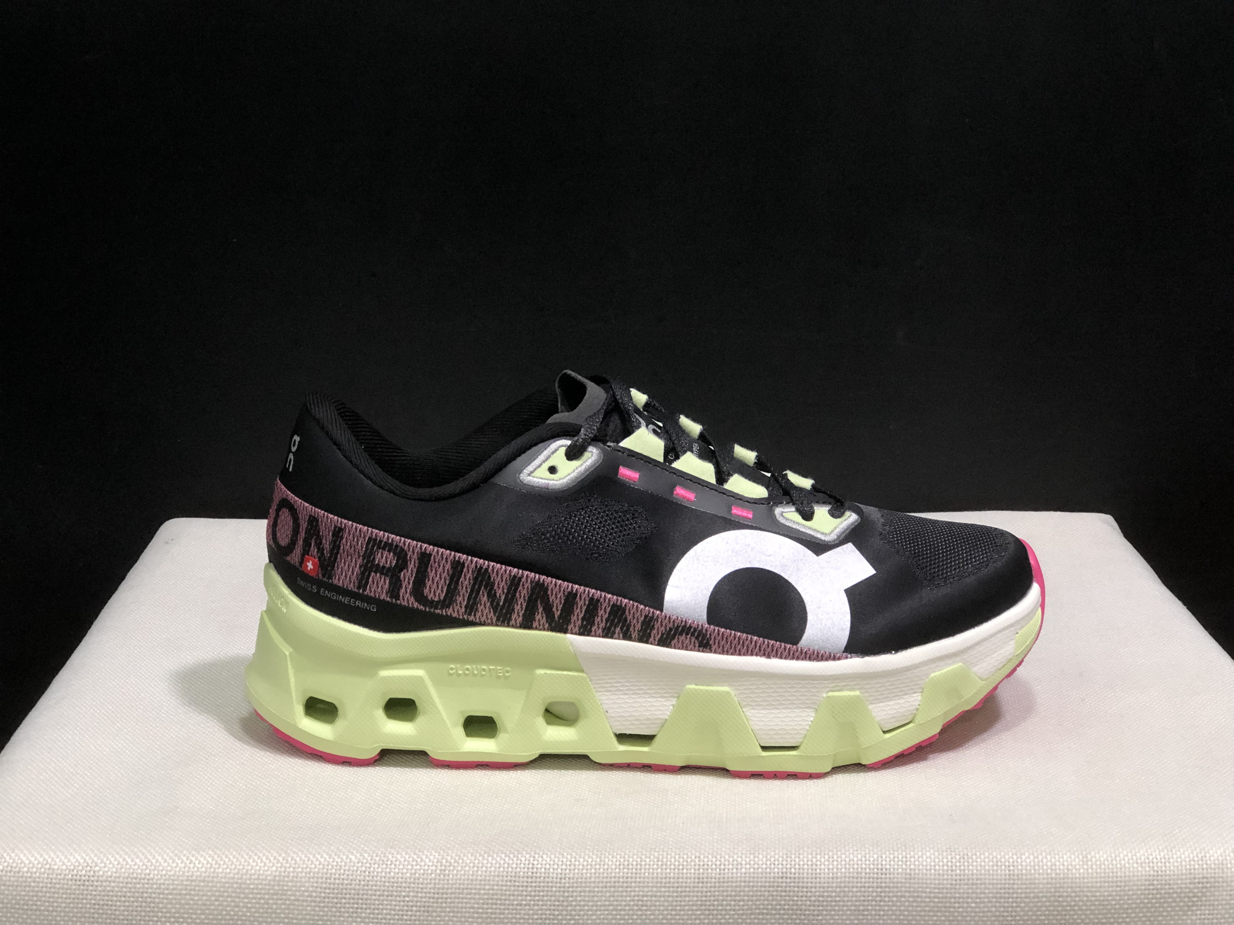 On Running Cloudmonster Hyper Running Shoes Black/Green