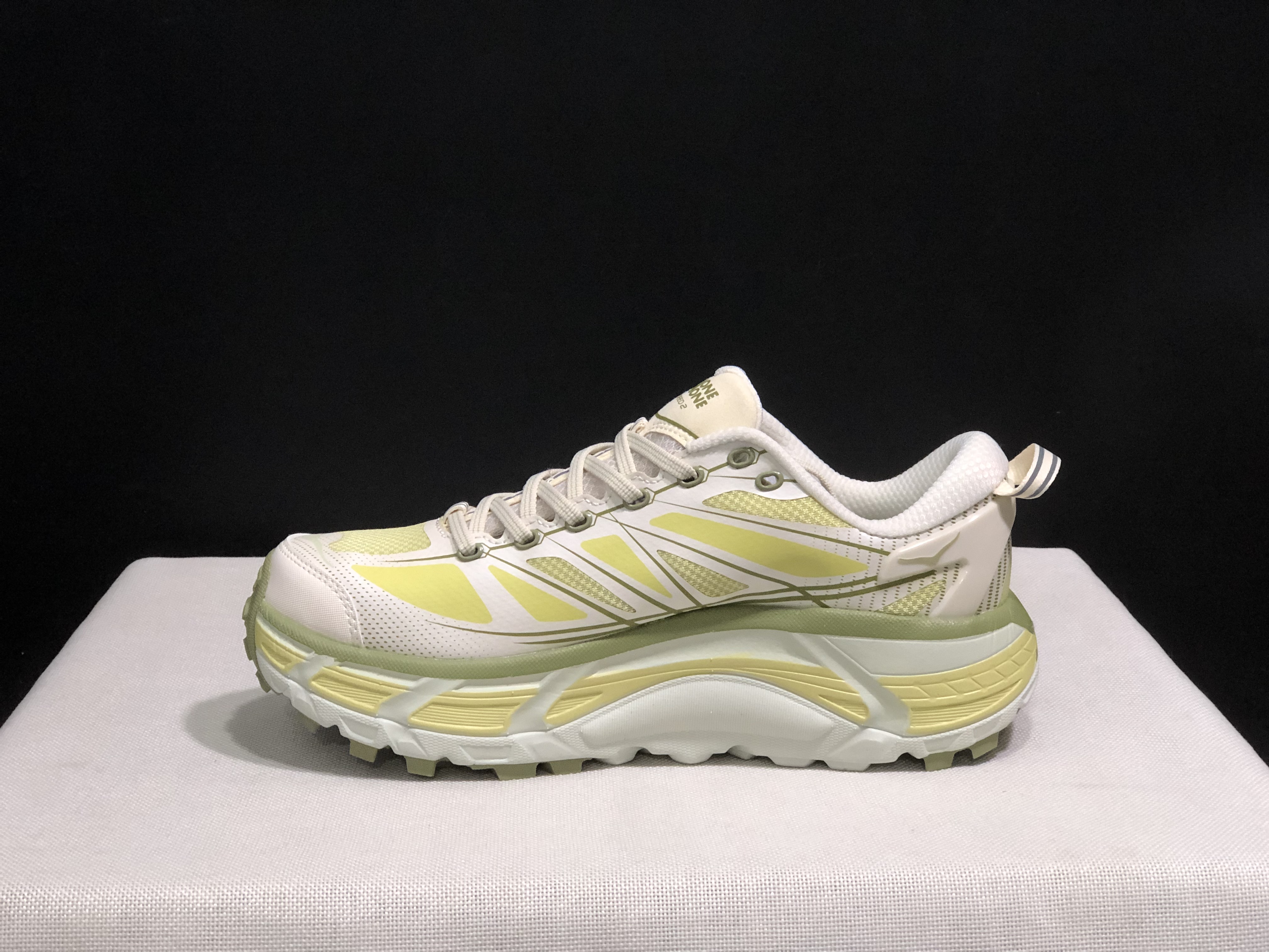 Hoka One One Mafate Speed 2 Mountain Anti-slip Running Shoes Sneakers Light Yellow