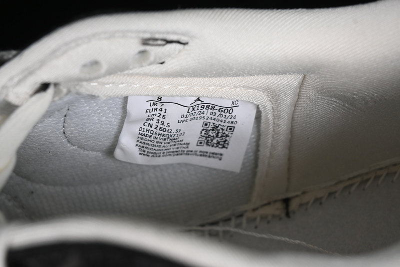 Nike Air Jordan 1 Low Travis Scott Fragment Design LV Black White Sneakers