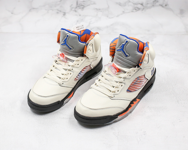 Nike Air Jordan 5 Retro International Flight Ivory White Sneakers